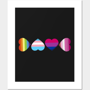 Heart LOVE - LGBT Gay Pride Month product Posters and Art